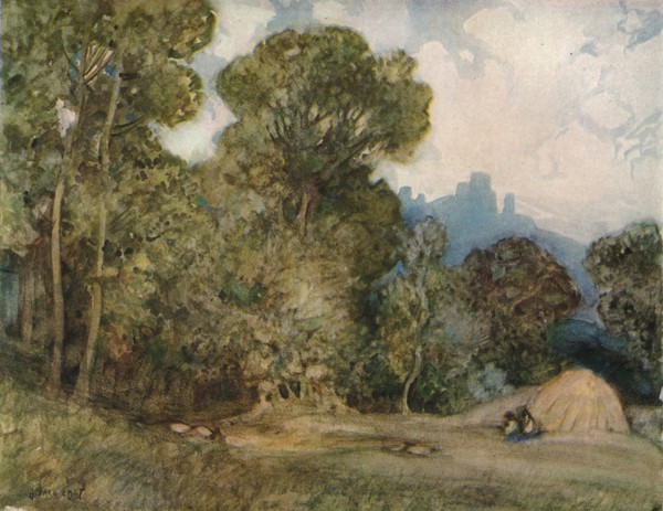 Chateau Gaillard, c1864-1906, (1906). Artist: Alfred Edward East
