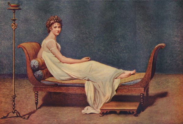 Portrait of Madame Recamier, 1800, (1911). Artist: Jacques-Louis David