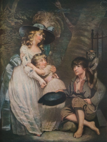 A Young Lady Encouraging the Low Comedian, c1786-1826, (1919). Artist: William Ward