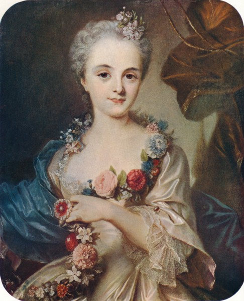 Portrait of a Lady (Marquise de Pompadour), c18th century, (1906). Artist: Rosalba Zuanna Carriera