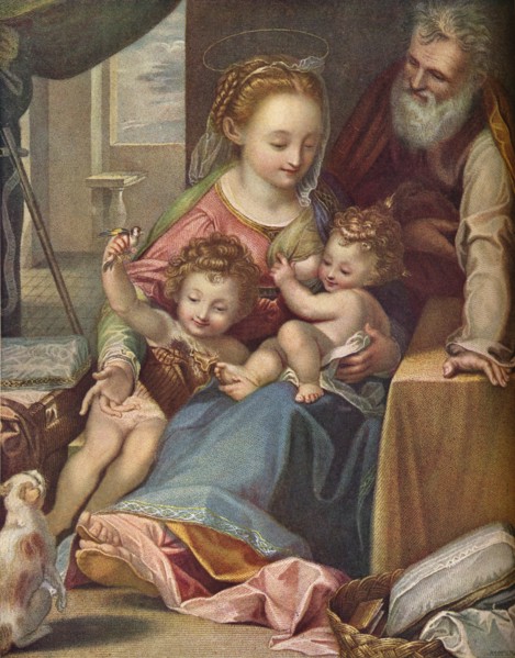 The Madonna of the Cat ('La Madonna del Gatto'), c1575, (1906). Artist: Anthony Cardon