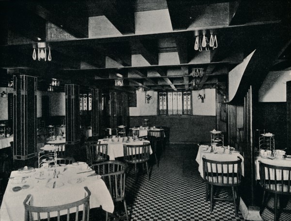 The Old Kitchen at Miss Cranston's Tea House, Argyle Street, Glasgow, c1906. Artist: Unknown