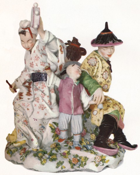 Rare and Exceptionally Large and Important Chelsea Group of the Red Anchor Period, C1752. (1923) Artist: Unknown