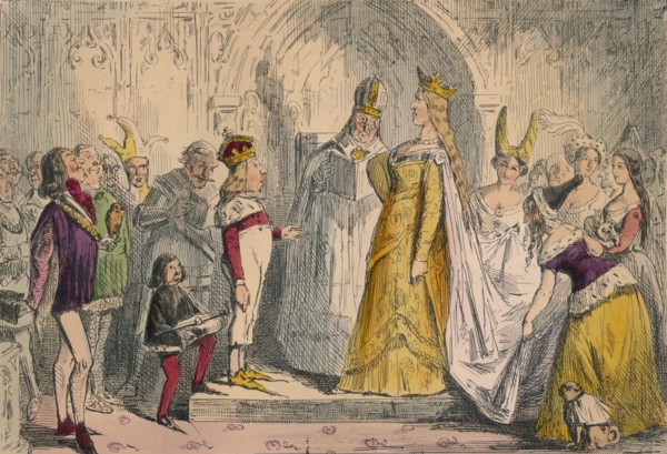 Marriage of Henry the Sixth and Margaret of Anjou, 1850. Artist: John Leech