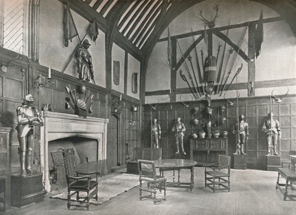 The Hall at Ockwells Manor, 1905. Artist: Unknown