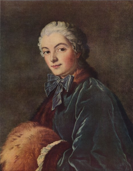 Young Lady with a Muff, c1750, (1938). Artist: François Boucher