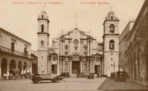 Habana. - Plaza de la Catedral. Cathedral Square, Cuba, c1900. Artist: Unknown