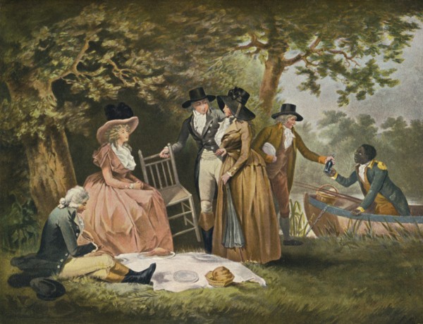 Anglers' Repast, 1789, (1902). Artist: William Ward