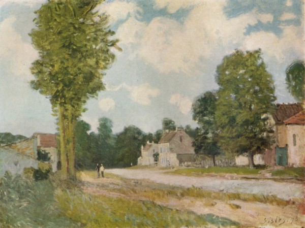 La Route de Versailles, 19th century, (1929). Artist: Alfred Sisley