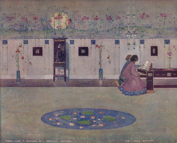 'The White Boudoir', c1905. Artist: George Logan