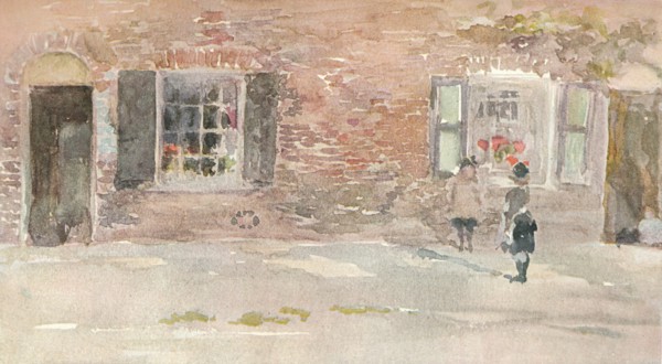 'A study, from the sketch in watercolour by J McNeill Whistler', c1880s (1903-1904).  Artist: James Abbott McNeill Whistler.