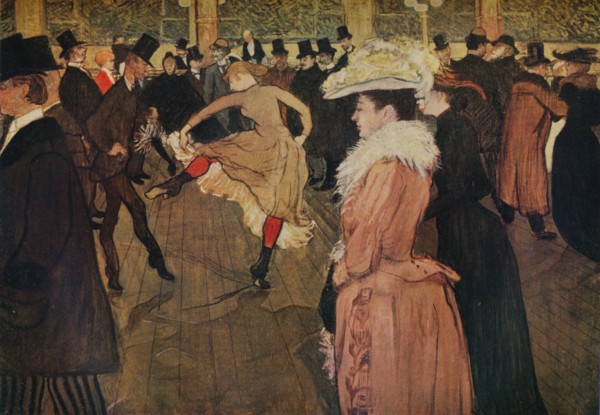 'At the Moulin Rouge, the Dance', 1890 (1934). Artist: Henri de Toulouse-Lautrec.
