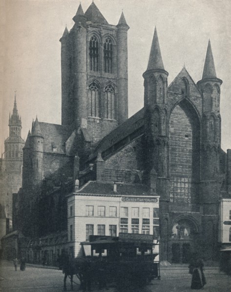 The Cathedral of St Bavo, Ghent, Belgium, c1900 (1914-1915). Artist: John Benjamin Stone.