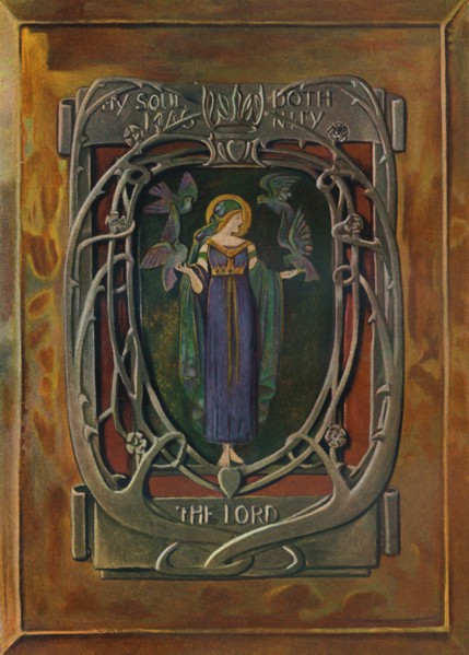 'Enamel Plaque by Alexander Fisher', c1898. Artist: Alexander Fisher