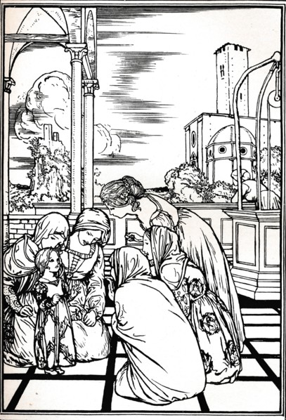 'An illustration from The Tempest', 1901 (1901-1902). Artist: Robert Anning Bell.
