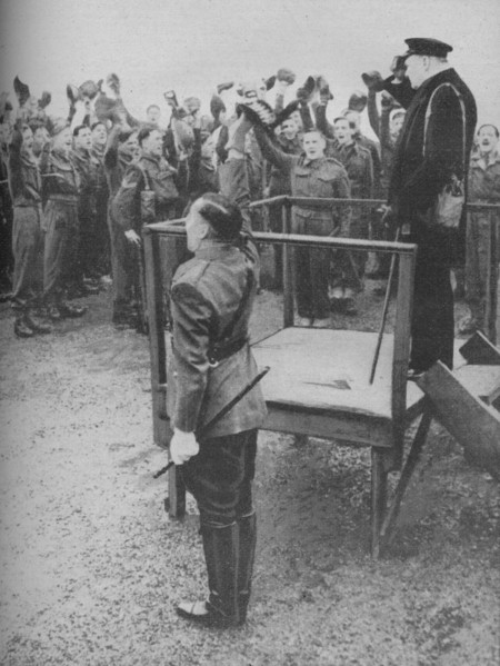 'Hailed by the New Men of his Old Regiment', 1941.  Artist: Unknown.