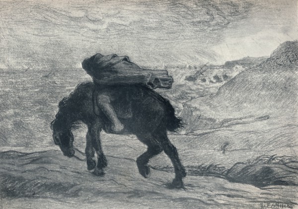 'Phoebus et Boree', 19th century. Artist: Jean Francois Millet.