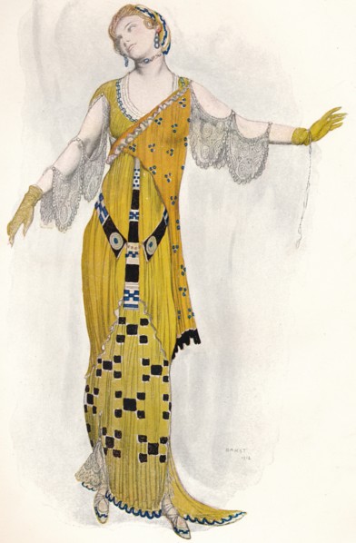 'Fantaisie Sur Le Costume Moderne, Dione', c1910. Artist: Leon Bakst.