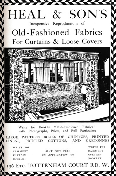 'An advertisement for Heal & Son's of Tottenham Court Road, London', 1908. Artist: Unknown.