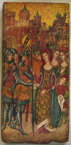 'An unrecorded French Primitive: Charles VII & Agnes Sorel: ascribed to Jean Mirail Artist: Jean Miraillet.