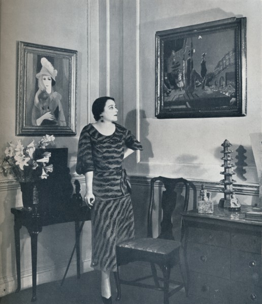 'A corner in the house of Lady Jowitt', 1934. Artist: Unknown.