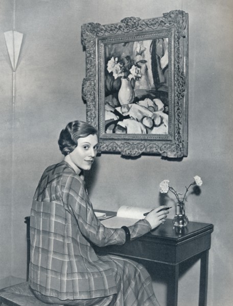 'Marie Ney in her Flat', c1934. Artist: Unknown.