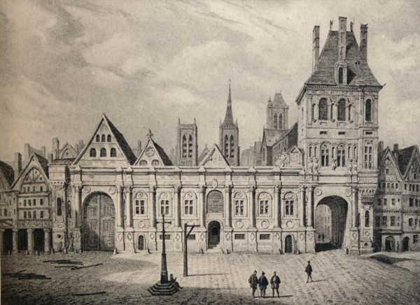 'The Hotel de Ville in 1583', 1915. Artist: Unknown.