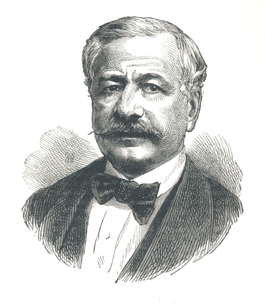 'Ferdinand de Lesseps, French diplomat and later developer of the Suez Canal', 1893.  Artist: Unknown.