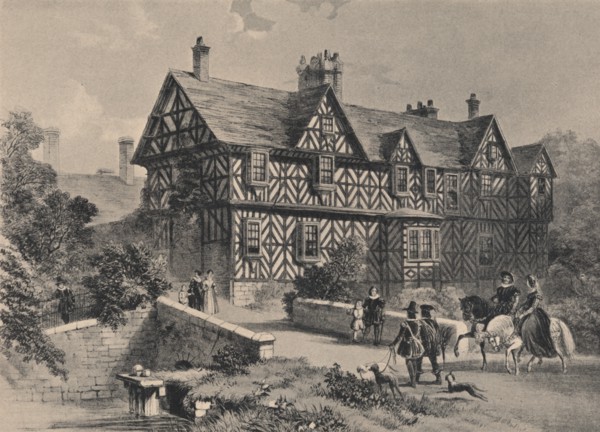 Pitchford Hall, Shropshire, 1915. Artist: Unknown.