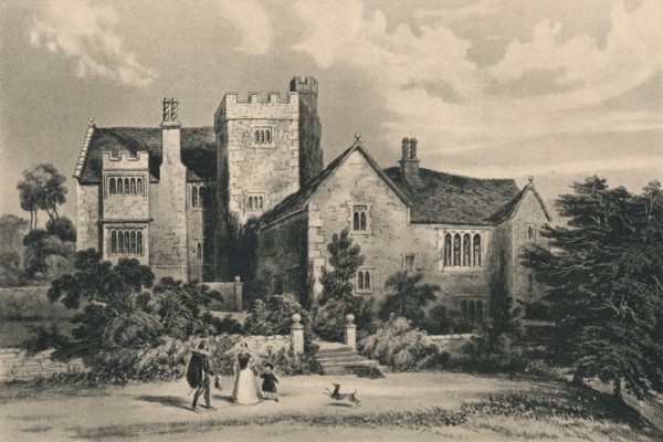 Throwley Hall, Staffordshire, 1915. Artist: Unknown.