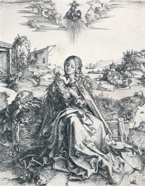 'The Holy Family with the Dragonfly', 1495 (1906). Artist: Albrecht Durer.