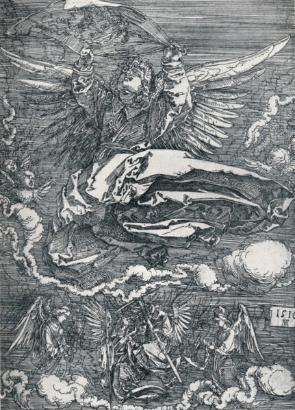 'Sudarium Displayed by an Angel', 1516 (1906). Artist: Albrecht Durer.
