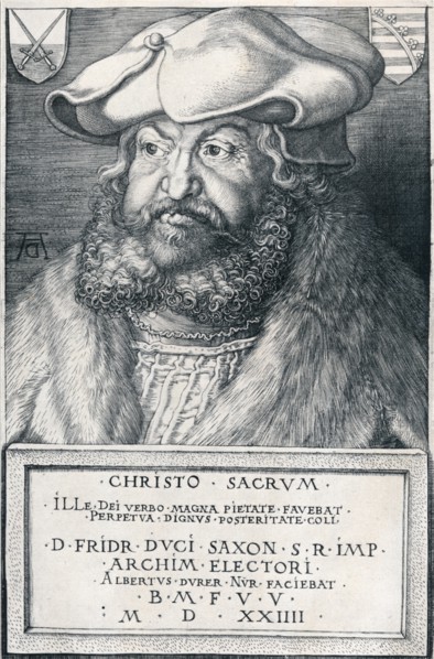 'Frederick the Wise, Elector of Saxony', 1524 (1906).  Artist: Albrecht Durer.