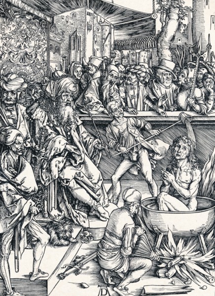 'The Martyrdom of St John', 1498 (1906). Artist: Albrecht Durer.