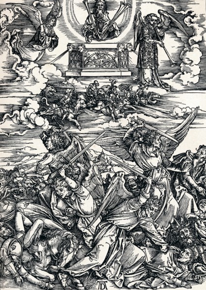 'The Four Avenging Angels', 1498 (1906). Artist: Albrecht Durer.