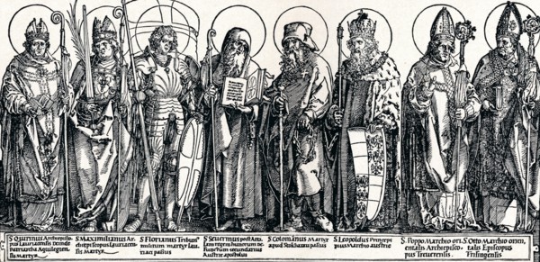 'The Patron Saints of Austria', 1515 (1906). Artist: Albrecht Durer.