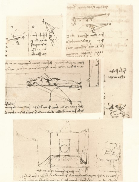 Four drawings illustrating the practice of painting, c1472-c1519 (1883). Artist: Leonardo da Vinci.