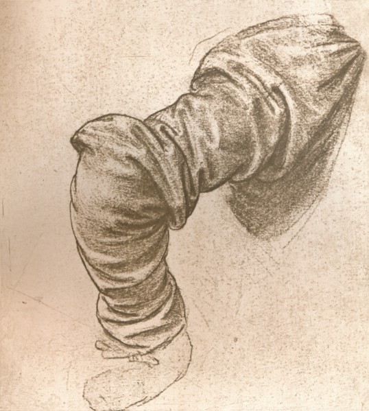 Study for the arm of St Peter in `The Last Supper`, c1494-c1499 (1883).  Artist: Leonardo da Vinci.