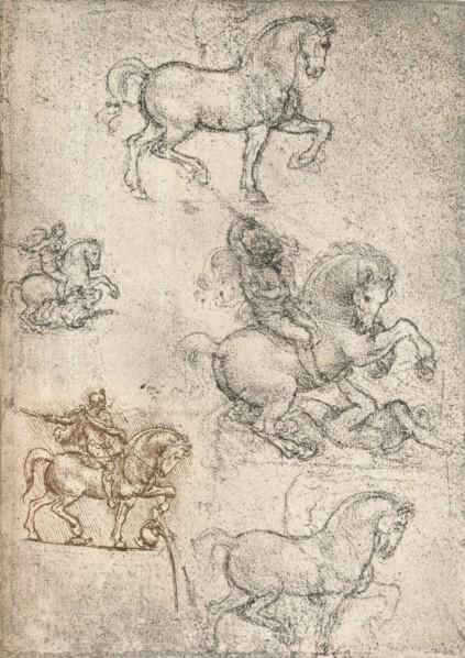 Study for the Sforza Monument, c1482-c1499 (1883). Artist: Leonardo da Vinci.