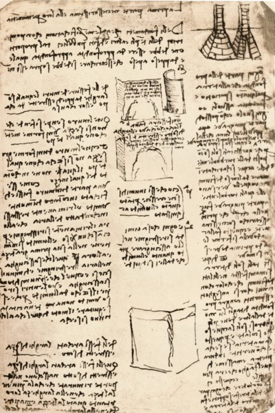 Architectural drawing, c1472-c1519 (1883). Artist: Leonardo da Vinci.