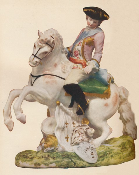 'Vauxhall Porcelain figure, probably representing Ferdinand, Duke of Brunswick', c1755-60. Creator: Unknown.