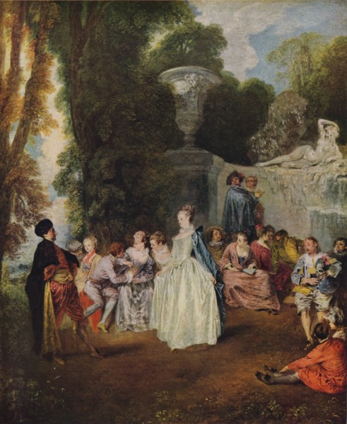 'Fetes Venitiennes', 1718-1719. Artist: Jean-Antoine Watteau.