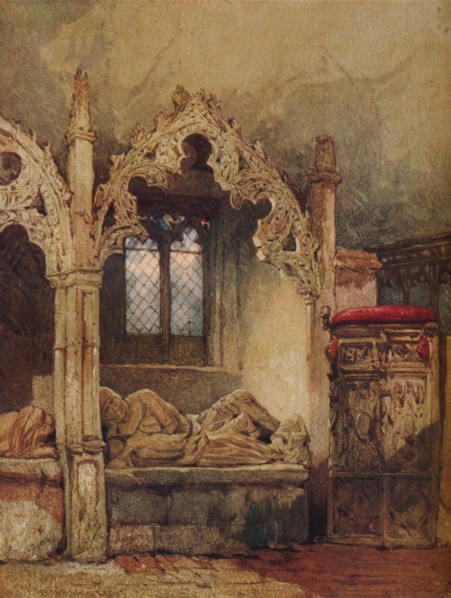 'The Knight is Dust', 1869. Artist: John Skinner Prout.