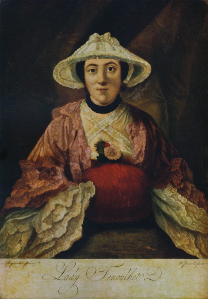 'Anne (nee Day), Lady Fenoulhet', c1760. Artist: Richard Purcell.