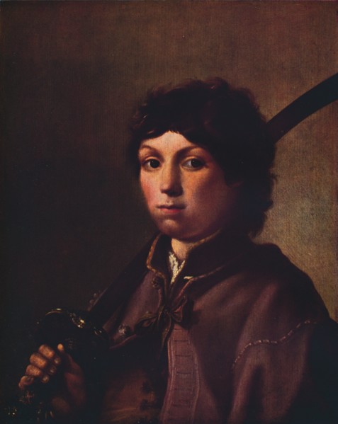 'A Boy with a Sabre', c17th century.