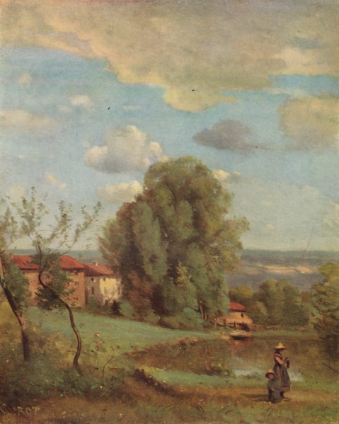 'Dardagny', c1855. Artist: Jean-Baptiste-Camille Corot.