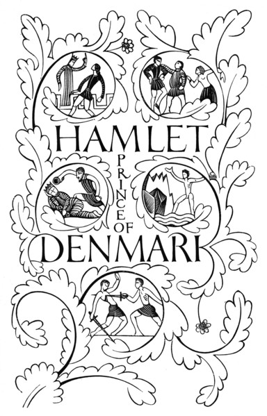 'Title page for Hamlet', 1932. Artist: Eric Gill.