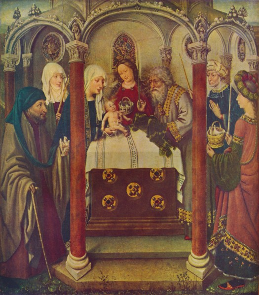 'The Presentation of Christ in the Temple', 15th century. Artist: Jacques Daret.