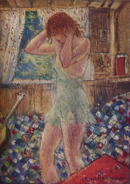 'In The Caravan', c20th century. Artist: CRW Nevinson.
