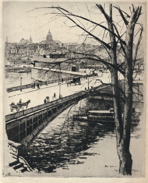 'The Morgue', 1915. Artist: Eugene Bejot.